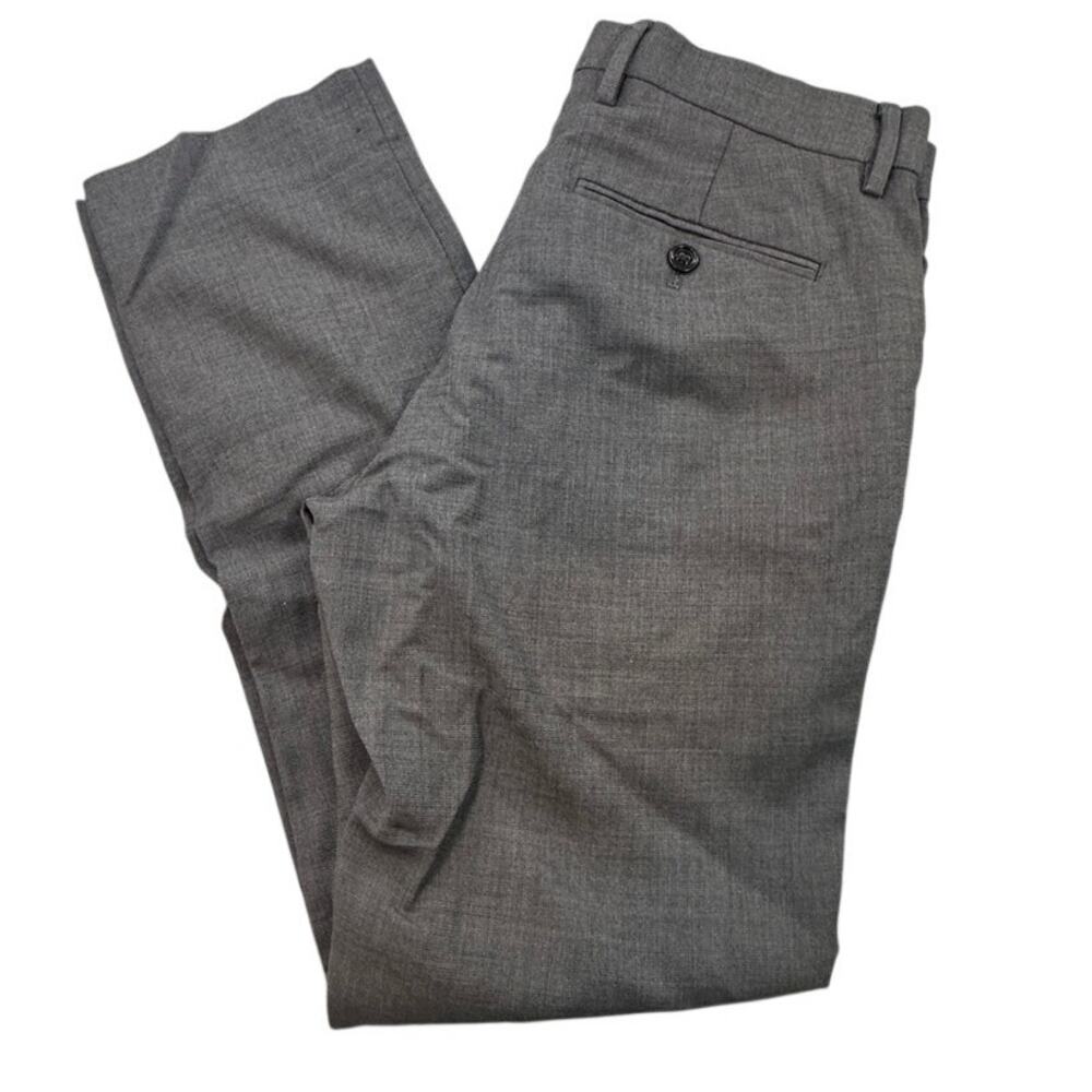 Banana Republic Wool Dress Pants Grey 30x30 Slim Fit Preppy Minimalist